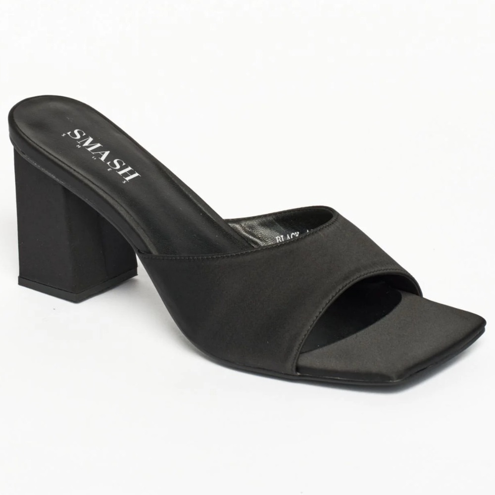 Smash Shoes Black Jennifer Heels